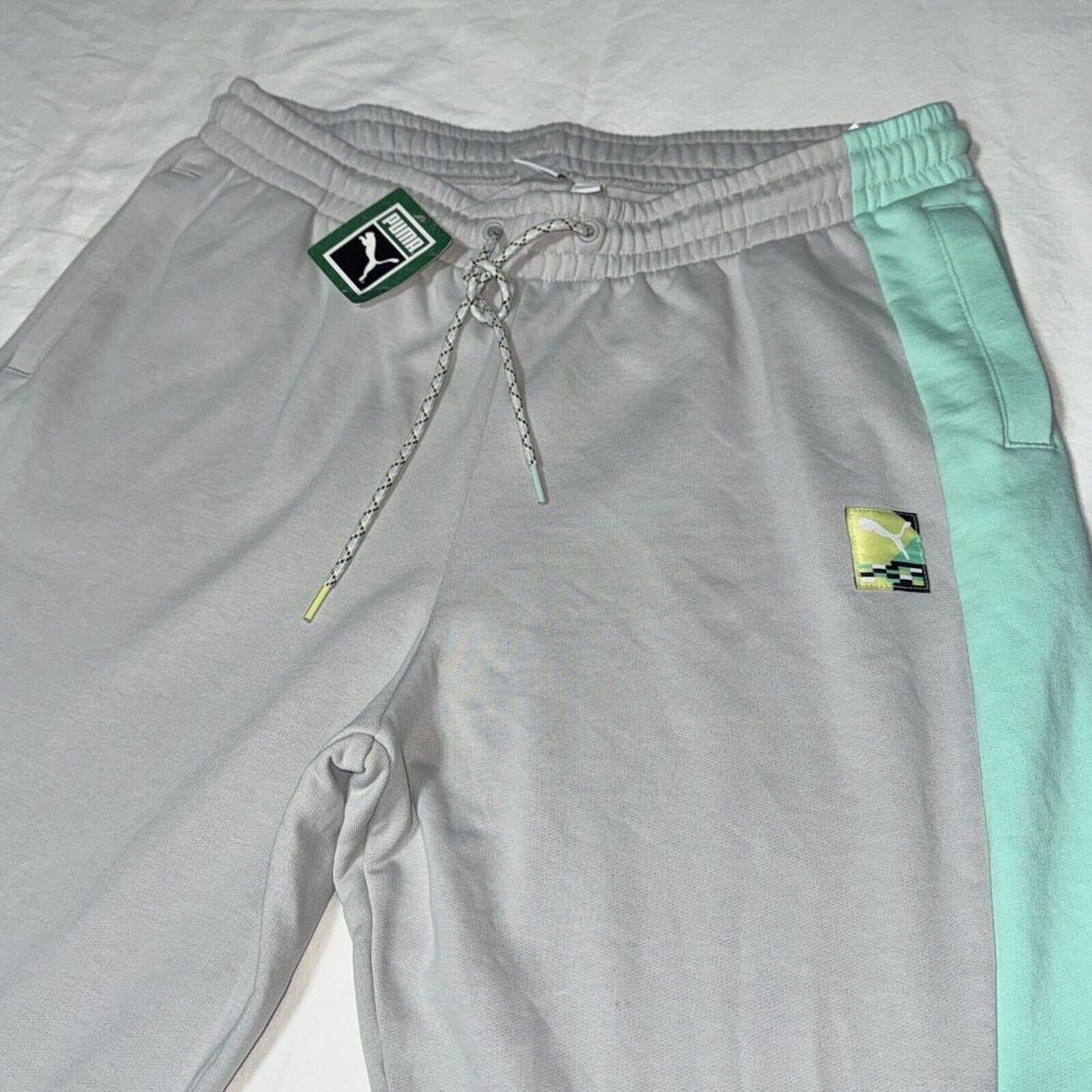 Puma INTL Track Pants Women's XL -‎ Gray Violet - Athletic Stretch Pockets NWT